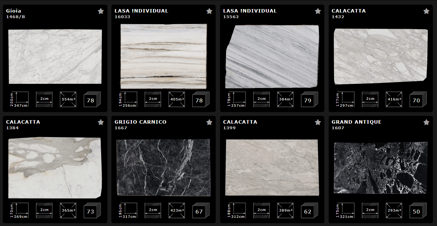 DDL Plattengalerie mit Filteroptionen